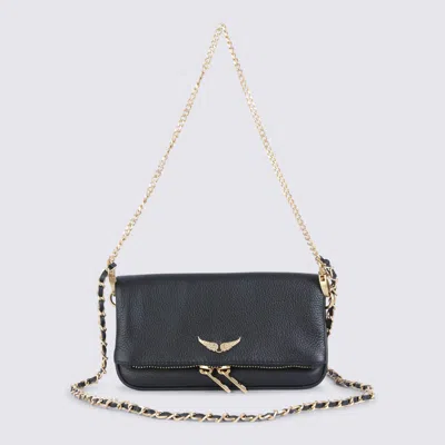 Zadig & Voltaire Black Leather Rock Nano Shoulder Bag