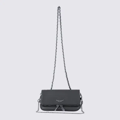 Zadig & Voltaire Black Leather Rock Nano Shoulder Bag