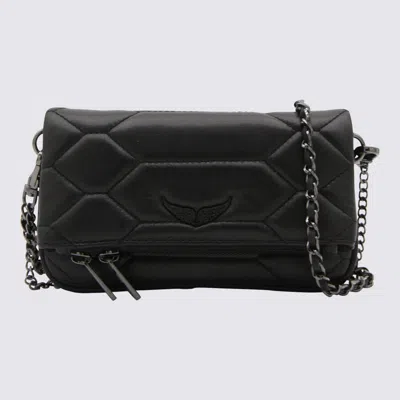 Zadig & Voltaire Black Leather Rock Nano Xl Shoulder Bag