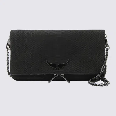 Zadig & Voltaire Black Leather Rock Soft Savage Shoulder Bag