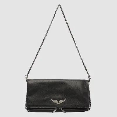 Zadig & Voltaire Black Leather Shoulder Bag
