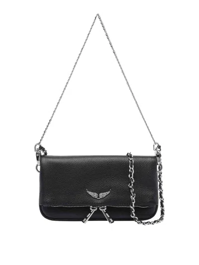 ZADIG & VOLTAIRE BOLSA BANDOLERA - NEGRO