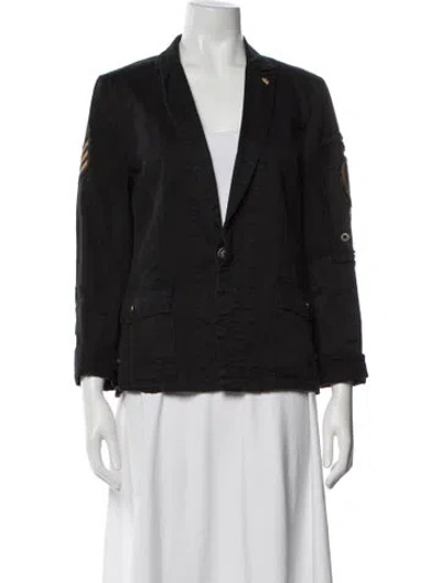 Pre-owned Zadig & Voltaire Blazer In Black