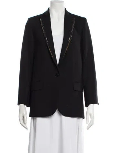 Pre-owned Zadig & Voltaire Blazer In Black