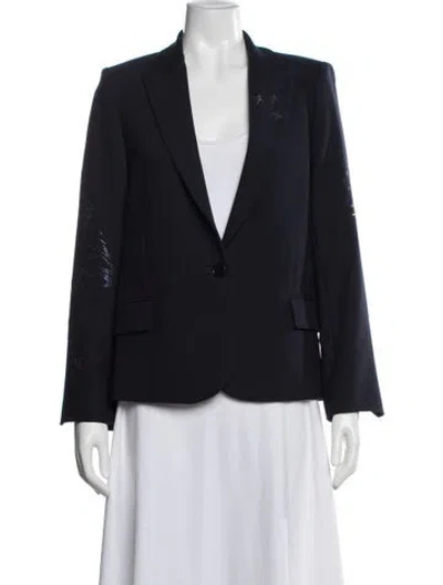 Pre-owned Zadig & Voltaire Blazer In Black