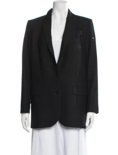 Pre-owned Zadig & Voltaire Blazer In Black