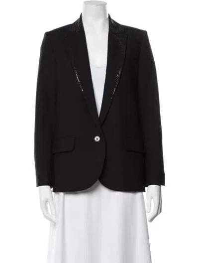 Pre-owned Zadig & Voltaire Blazer In Black