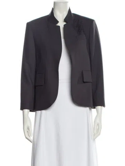 Pre-owned Zadig & Voltaire Blazer In Gray