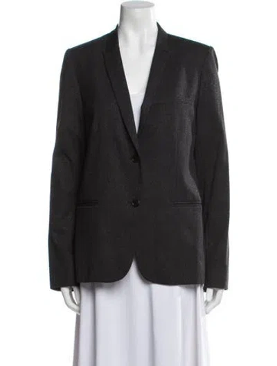 Pre-owned Zadig & Voltaire Blazer In Gray