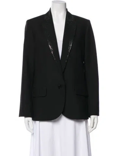 Pre-owned Zadig & Voltaire Blazer In Gray