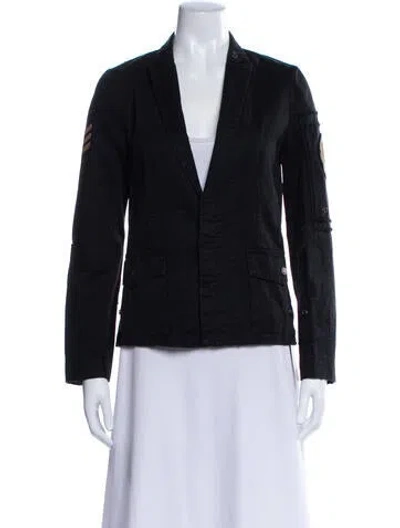 Pre-owned Zadig & Voltaire Blazer In Gray