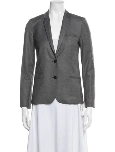 Pre-owned Zadig & Voltaire Blazer In Gray