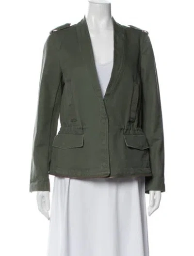 Pre-owned Zadig & Voltaire Blazer In Green