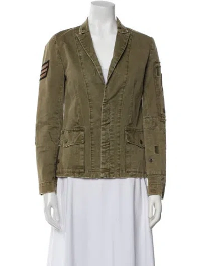 Pre-owned Zadig & Voltaire Blazer In Green