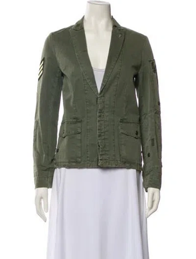 Pre-owned Zadig & Voltaire Blazer In Green