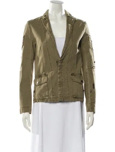 Pre-owned Zadig & Voltaire Blazer In Green