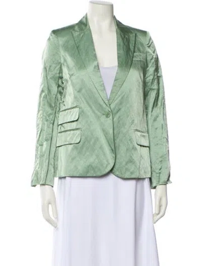 Pre-owned Zadig & Voltaire Blazer In Green