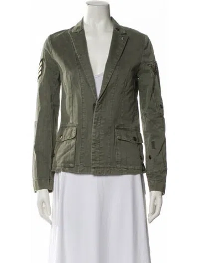 Pre-owned Zadig & Voltaire Blazer In Green