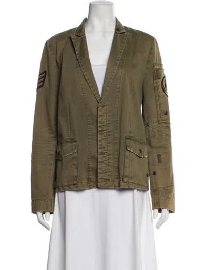 Pre-owned Zadig & Voltaire Blazer In Green