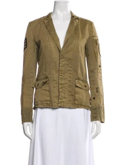 Pre-owned Zadig & Voltaire Blazer In Green