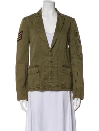 Pre-owned Zadig & Voltaire Blazer In Green
