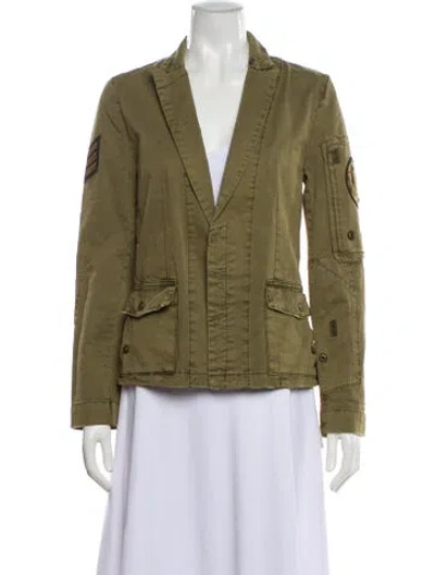 Pre-owned Zadig & Voltaire Blazer In Green