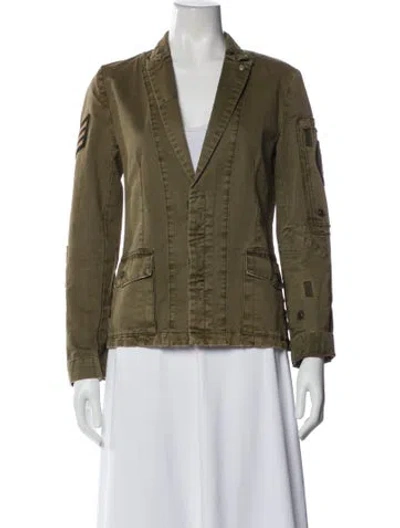 Pre-owned Zadig & Voltaire Blazer In Green