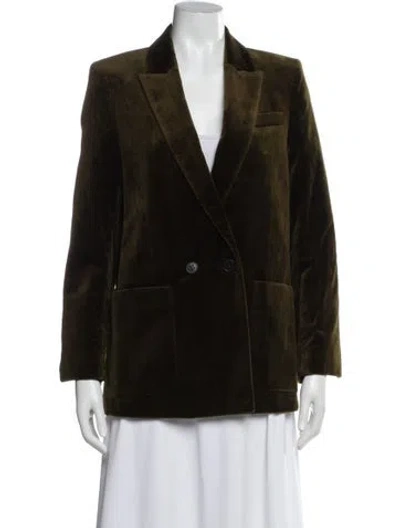 Pre-owned Zadig & Voltaire Blazer In Green