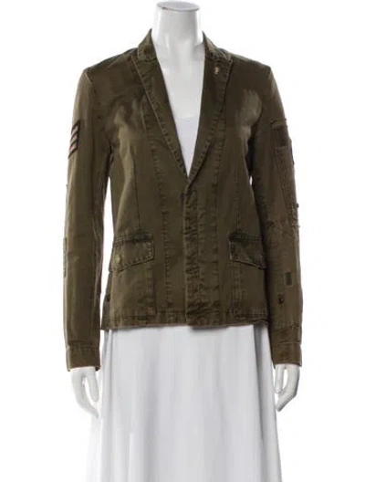 Pre-owned Zadig & Voltaire Blazer In Green