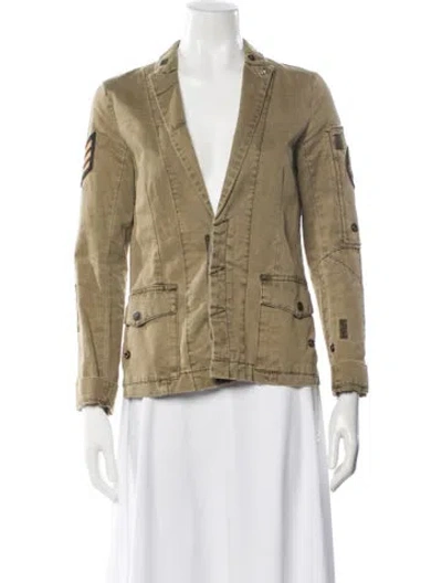Pre-owned Zadig & Voltaire Blazer In Green