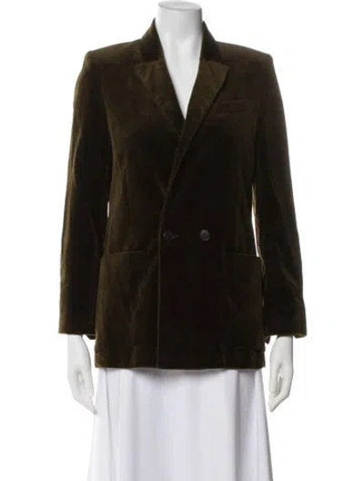 Pre-owned Zadig & Voltaire Blazer In Green