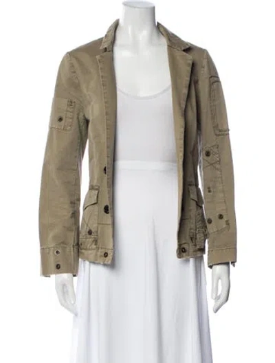 Pre-owned Zadig & Voltaire Blazer In Green