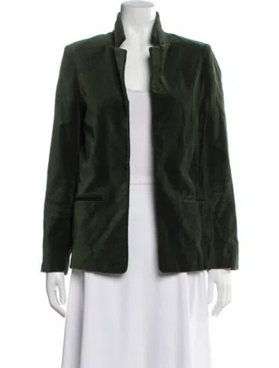 Pre-owned Zadig & Voltaire Blazer In Green