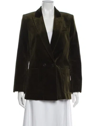 Pre-owned Zadig & Voltaire Blazer In Green