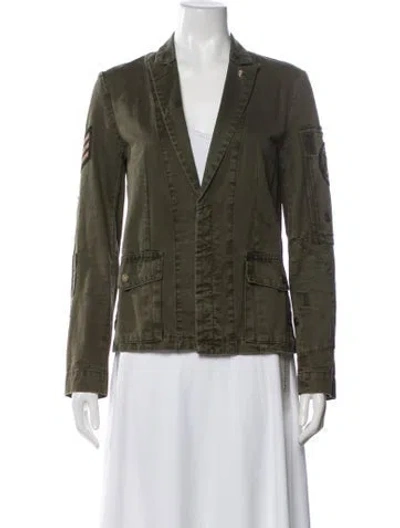 Pre-owned Zadig & Voltaire Blazer In Green