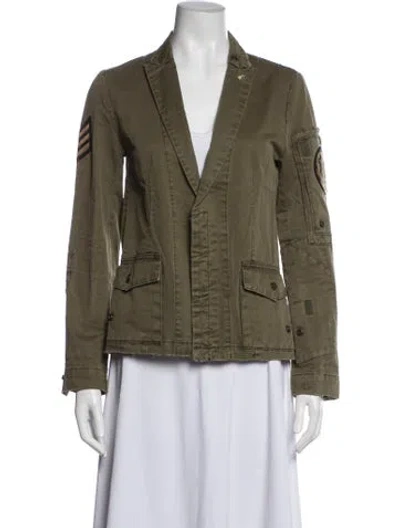 Pre-owned Zadig & Voltaire Blazer In Green