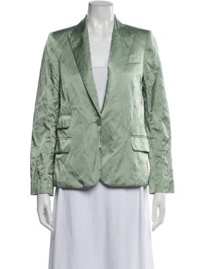 Pre-owned Zadig & Voltaire Blazer In Green