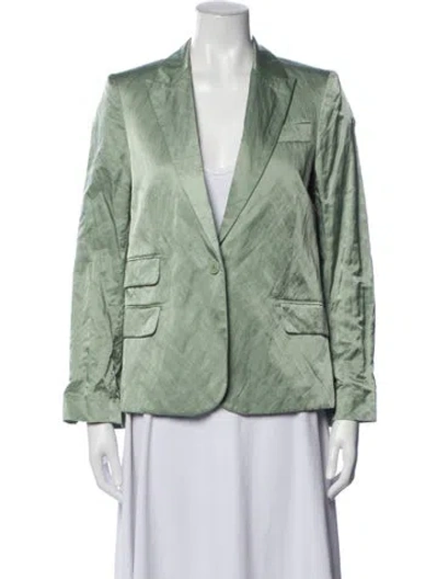Pre-owned Zadig & Voltaire Blazer In Green