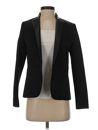 Pre-owned Zadig & Voltaire Blazer Jacket In Black