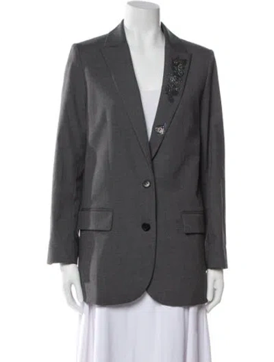 Pre-owned Zadig & Voltaire Blazer W/ Tags In Gray