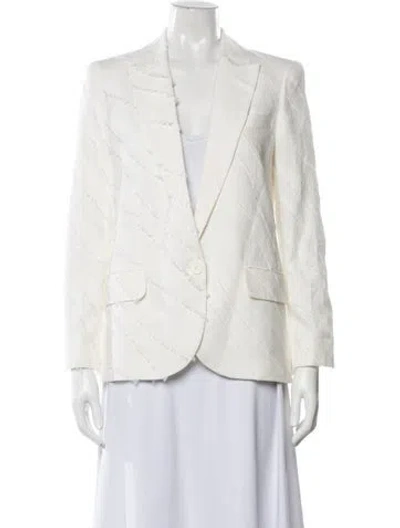 Pre-owned Zadig & Voltaire Blazer W/ Tags In White