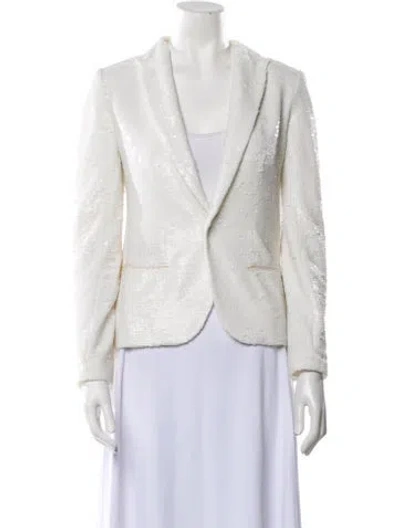 Pre-owned Zadig & Voltaire Blazer In White
