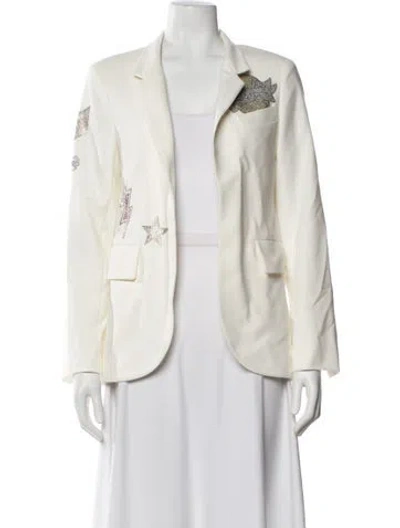 Pre-owned Zadig & Voltaire Blazer In White