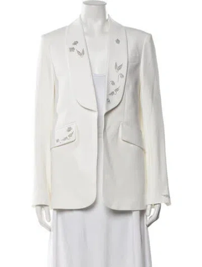 Pre-owned Zadig & Voltaire Blazer In White