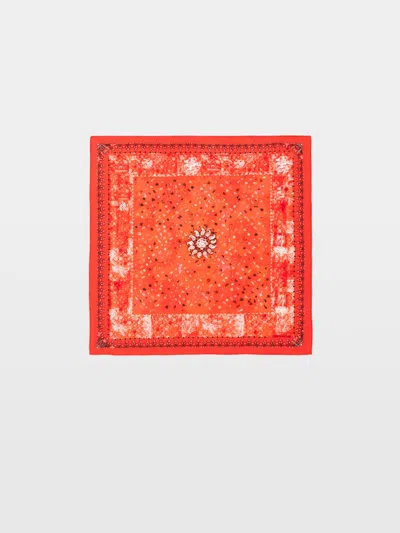 Zadig & Voltaire Blondie 62 Vintage Bandana Scarf In Red