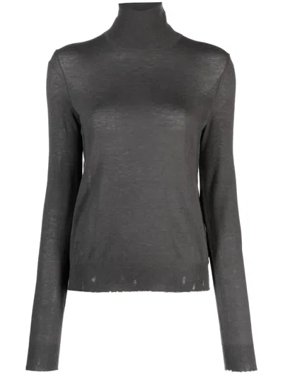 ZADIG & VOLTAIRE BOBBY DISTRESSED-EFFECT CASHMERE JUMPER