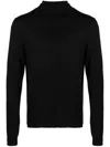 Zadig & Voltaire Bobby Fine-ribbed Raw-cut Jumper In Black