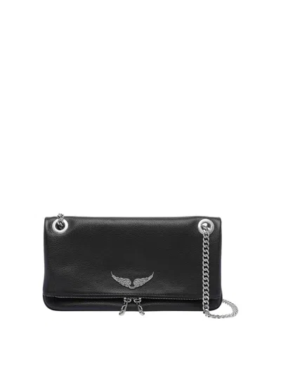 ZADIG & VOLTAIRE BOLSA BANDOLERA - NEGRO