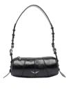 Zadig & Voltaire Black Le Roudoudou Vintage Shoulder Bag In Black