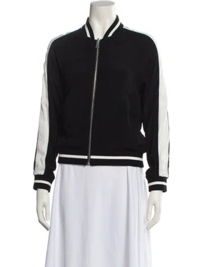 Pre-owned Zadig & Voltaire Bomber Jacket In Black